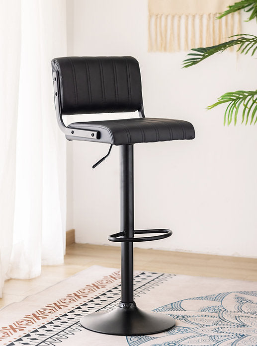 Set of 2 Adjustable Swivel Bar Stools-I7800