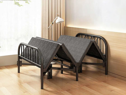 Foldable Single Metal Bed Frame