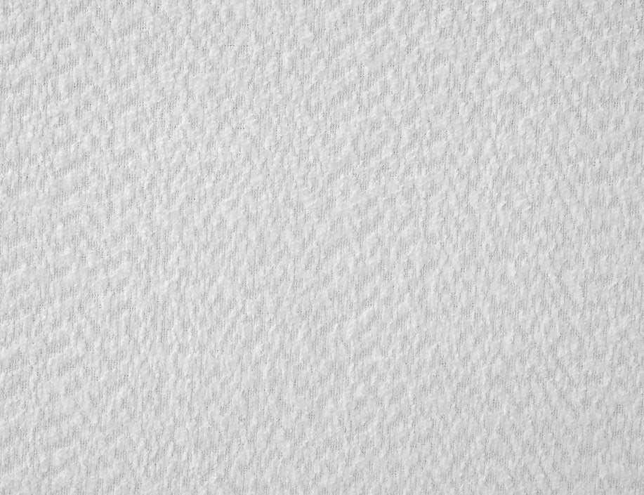 Cream Bouclé Platform Bed -I5585