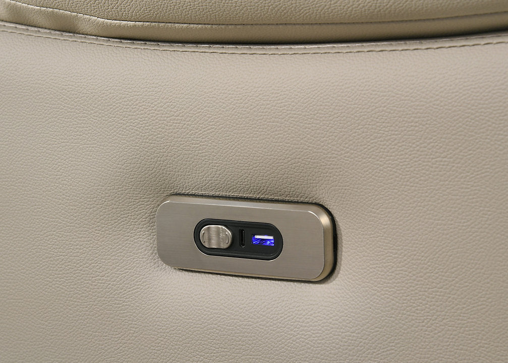 Genuine Leather Power Recliner Collection-I8162