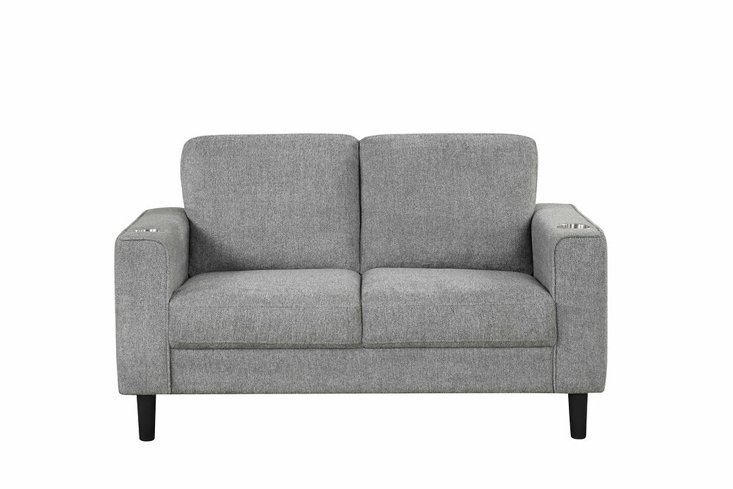 Modern Grey 3-Piece Sofa Set with Cup Holders | BONLIFE Furniture Toronto-I8240