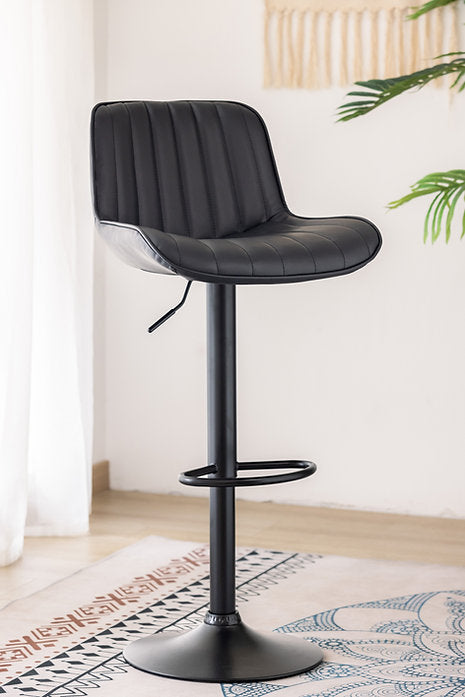 Set of 2 Adjustable Swivel Bar Stools-I7820