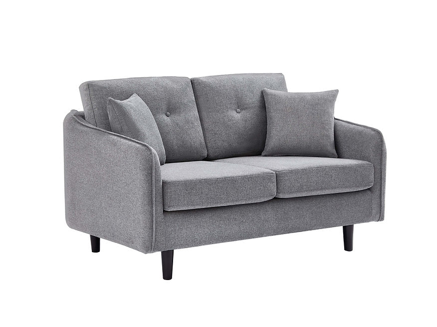 Modern Grey Fabric Sofa Loveseat Chair | Living Room Seating Collection-I8220
