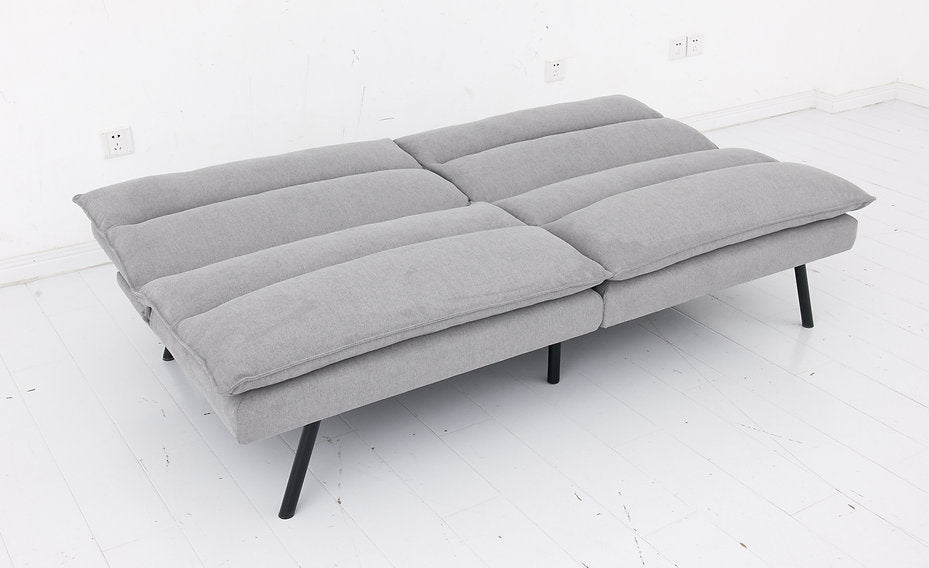 Modern Split-Back Fabric Sofa Bed with Memory Foam Cushion-I8070