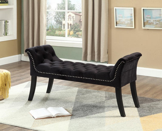 Black Velvet Bench-I6231