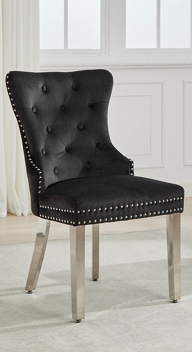 Set of 2 Accent Chairs – Modern Upholstered Design-I1246