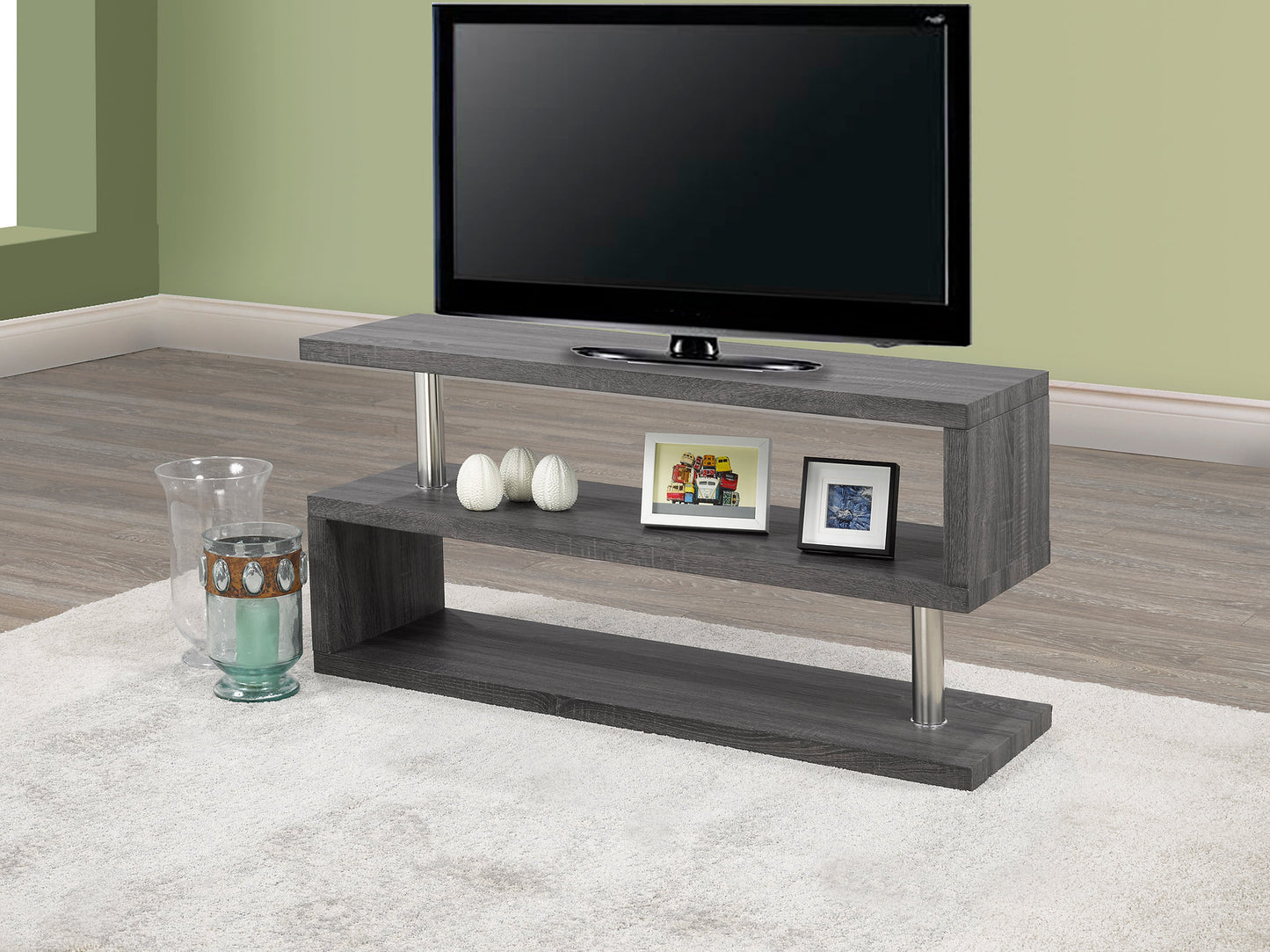 Modern Grey TV Stand -I5018