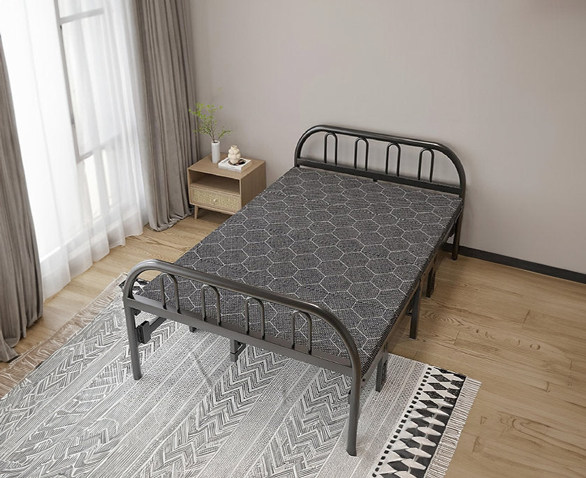 Foldable Single Metal Bed Frame