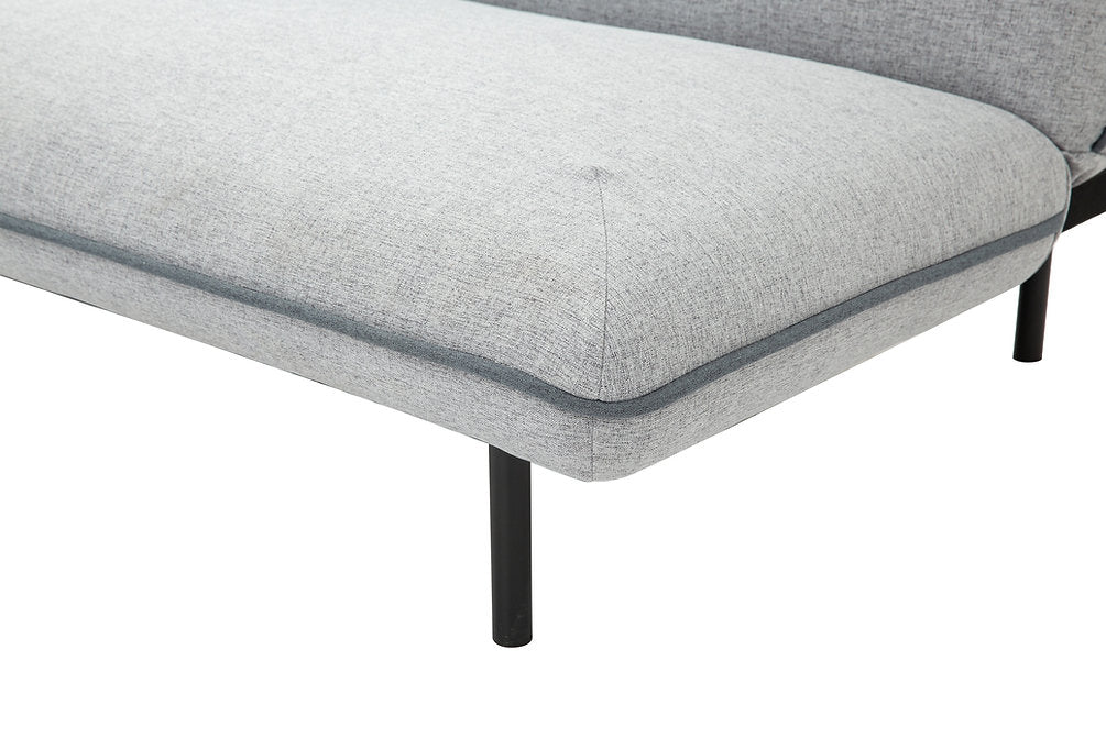 Light Grey Split-Back Sofa Bed with Memory Foam – I8035