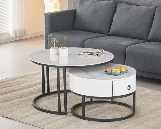 Set of 2 Modern Coffee Tables-I2669