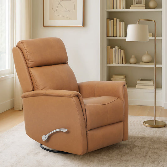 Glider Recliner Chair – Leather Match-I6380