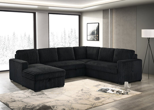 Left-Hand-Facing Sofa Bed Sectional-I9095