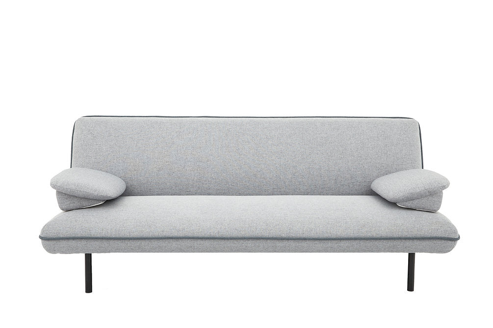 Light Grey Split-Back Sofa Bed with Memory Foam – I8035