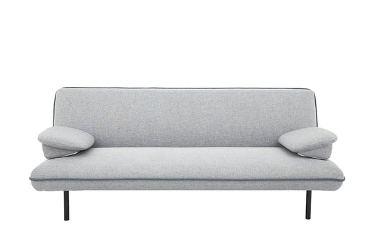 Light Grey Split-Back Sofa Bed with Memory Foam – I8035