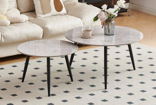 Modern 2-Piece Coffee Table Set-I2211