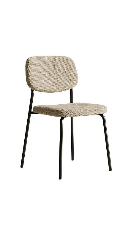 Modern 5-Piece Round Dining Set with Chanel Stone Table Top-I1650