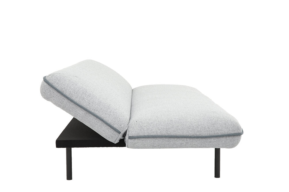Light Grey Split-Back Sofa Bed with Memory Foam – I8035