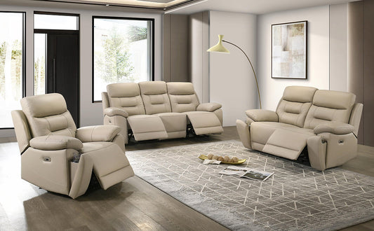 Genuine Leather Power Recliner Collection-I8162