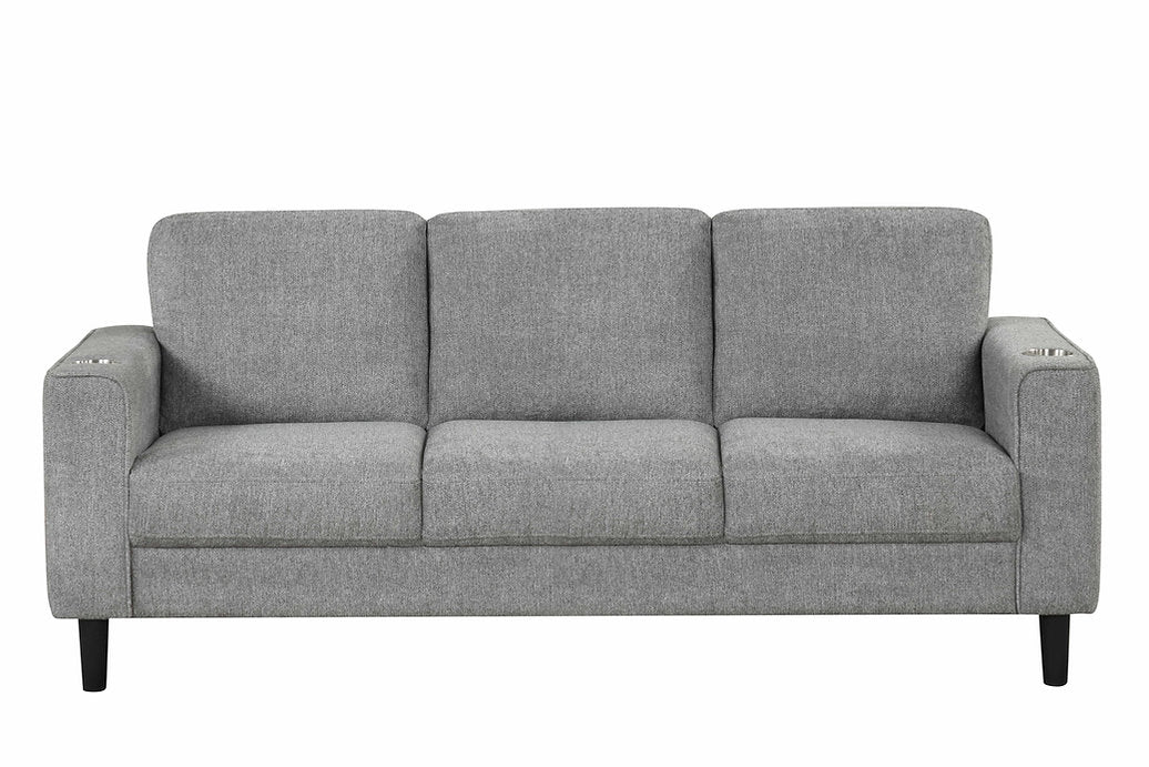 Modern Grey 3-Piece Sofa Set with Cup Holders | BONLIFE Furniture Toronto-I8240