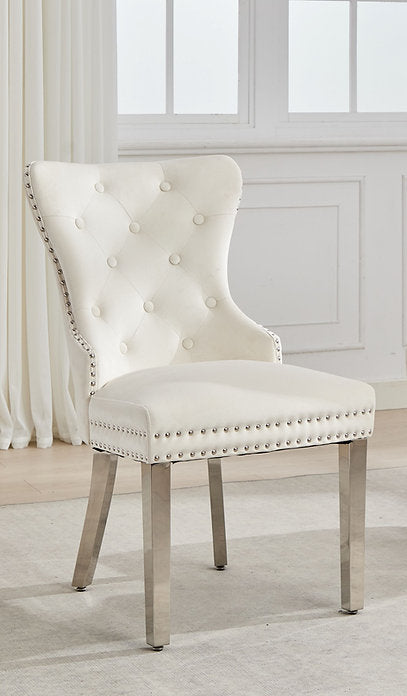 Set of 2 Accent Chairs – Modern Upholstered Design-I1248