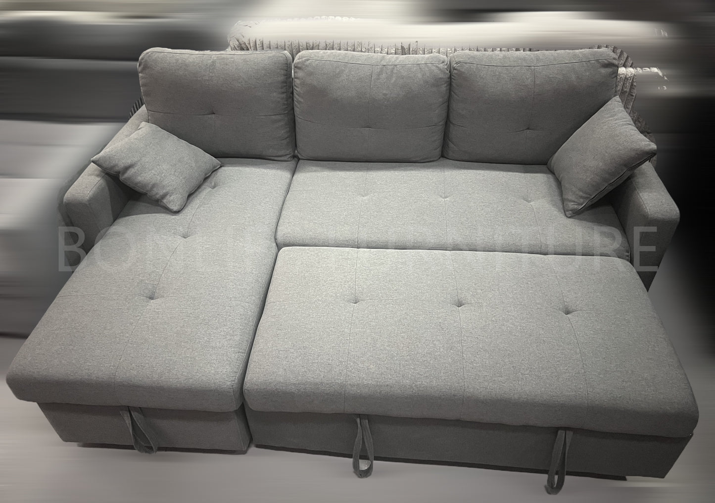 Sectional Sofa Bed with Storage-D1866