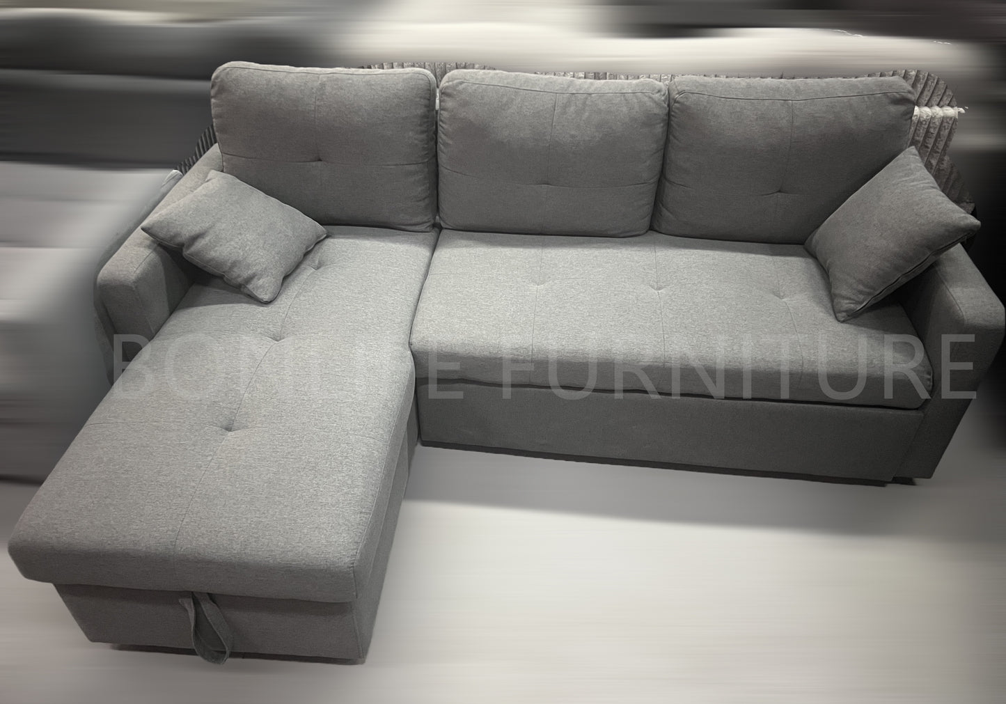 Sectional Sofa Bed with Storage-D1866