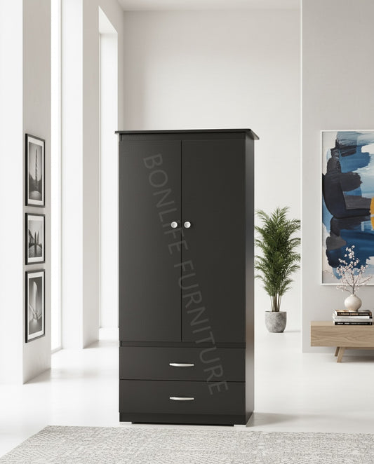 Canadian-Made Panel Wardrobe with Drawers