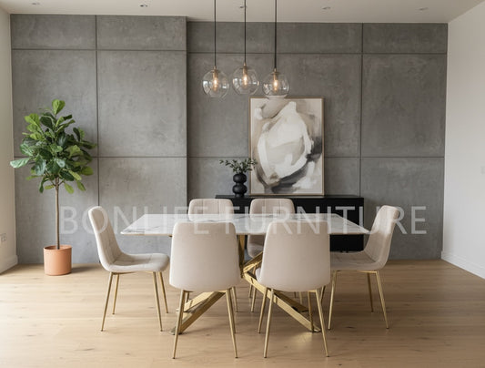 7-Piece Modern Dining Set-BDT18