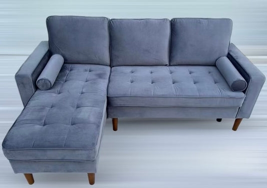 Classic Velvet Sectional-D9122C VELVET