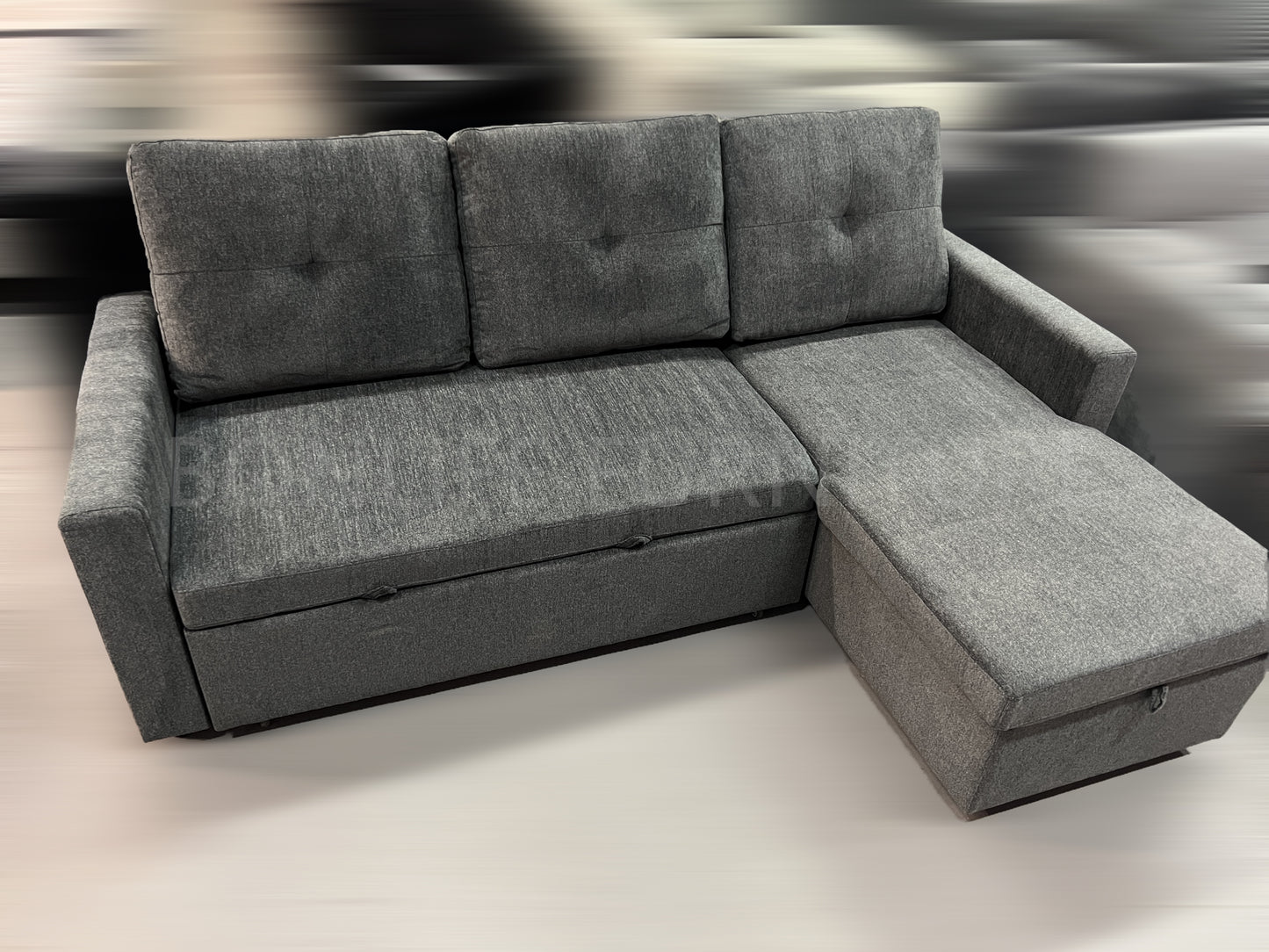 Convertible Sectional Sofa Bed-ISLAND